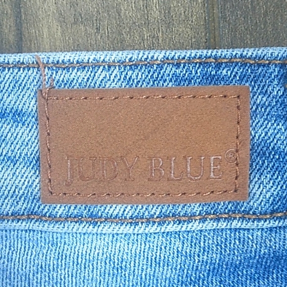 JUDY BLUE SPANDEX BLEND HIGH RISE JEAN SHORTS WOMANS S - Picture 8 of 8